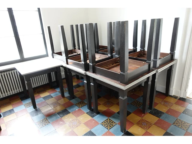 13x houten tafel - afbeelding 4 van  5