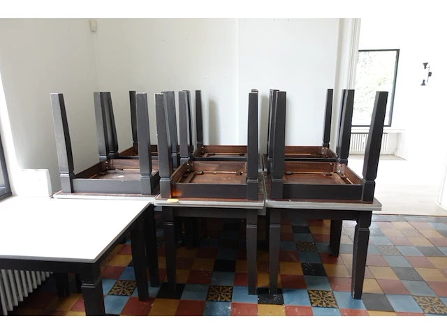 13x houten tafel - afbeelding 5 van  5
