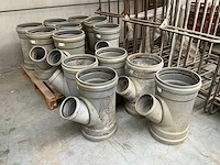 13x pvc y-stuk koppelstukken riolering - afbeelding 1 van  4