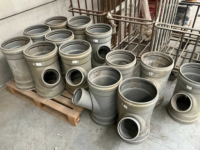 13x pvc y-stuk koppelstukken riolering - afbeelding 4 van  4
