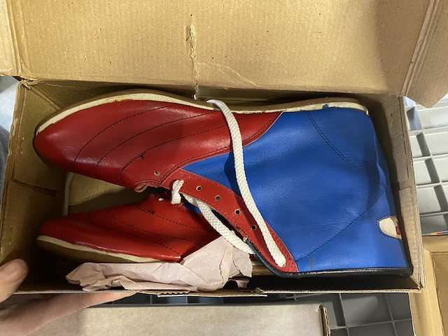 14 - indoor schoenen / boks diverse kleuren (12st) - afbeelding 1 van  6