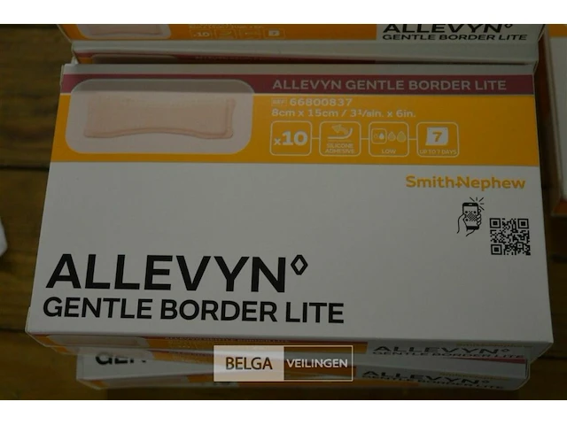 ±14 allevyn pleisters 8,4x8 en8x15cm - afbeelding 2 van  5