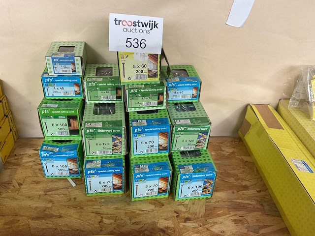 14 dozen hardhoutschroeven - afbeelding 1 van  4