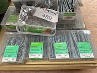 14 dozen houtdraadbouten; afdekdopjes - afbeelding 3 van  10