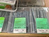 14 dozen houtdraadbouten; afdekdopjes - afbeelding 4 van  10