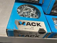 14 dozen houtdraadbouten met moer ; moeren - afbeelding 3 van  10