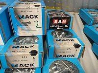 14 dozen houtdraadbouten met moer ; moeren - afbeelding 9 van  10