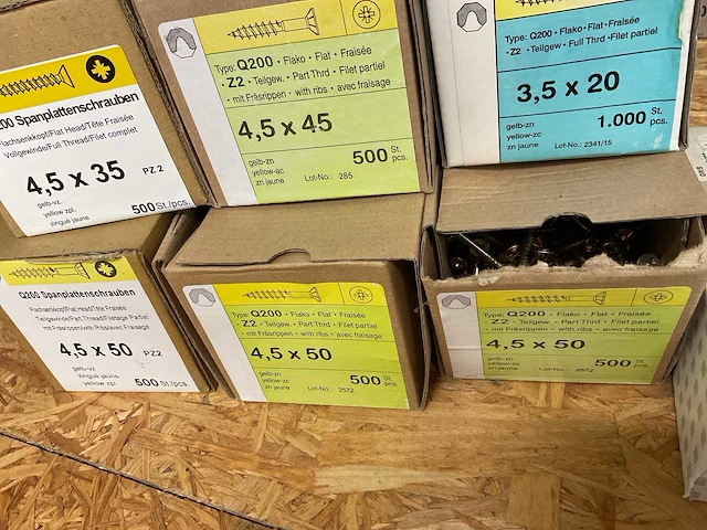14 dozen houtschroeven - afbeelding 4 van  6