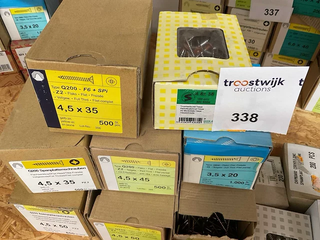14 dozen houtschroeven - afbeelding 5 van  6