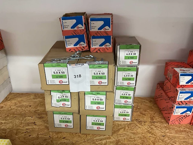 14 dozen schroefhaken - afbeelding 1 van  5