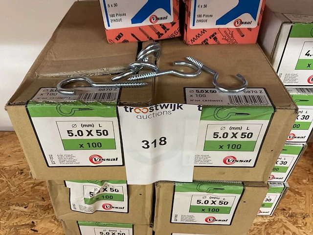 14 dozen schroefhaken - afbeelding 3 van  5