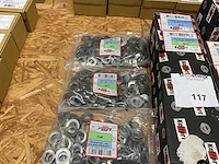 14 dozen zeskantmoeren; rondellen; houtdraadbout - afbeelding 2 van  7