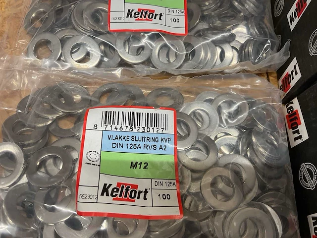 14 dozen zeskantmoeren; rondellen; houtdraadbout - afbeelding 3 van  7