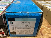 14 dozen zeskantmoeren; rondellen; houtdraadbout - afbeelding 4 van  7