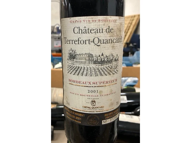 14 flessen chäteau de terrefort-quancard - afbeelding 1 van  2
