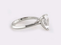 14 karaat witgouden ring met 2,0 kt in het laboratorium gekweekte diamant (maat-eu-54) - afbeelding 5 van  9