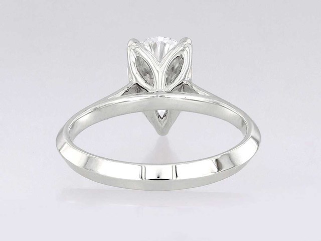 14 karaat witgouden ring met 2,0 kt in het laboratorium gekweekte diamant (maat-eu-54) - afbeelding 9 van  9