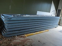 14 kopsteunen ca. 5,5 m hoog en 1 m breed, 56 dwarsbalken ca. 2,20 m lengte - afbeelding 1 van  8