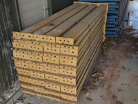 14 kopsteunen ca. 5,5 m hoog en 1 m breed, 56 dwarsbalken ca. 2,20 m lengte - afbeelding 7 van  8