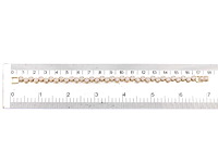 14 kt geelgouden armband met 4,09 cts laboratoriumgekweekte diamanten - afbeelding 8 van  9