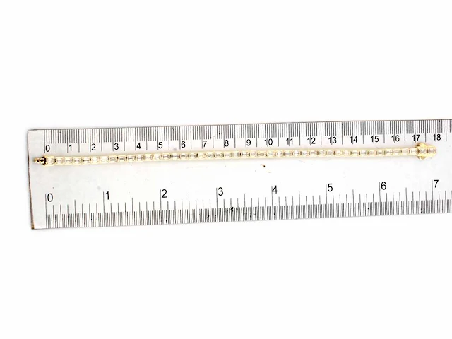 14 kt geelgouden armband met 4,91 in het laboratorium gekweekte diamant - afbeelding 3 van  9