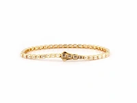 14 kt geelgouden armband met 4,91 in het laboratorium gekweekte diamant - afbeelding 5 van  9
