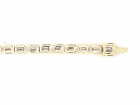 14 kt geelgouden armband met 4,91 in het laboratorium gekweekte diamant - afbeelding 8 van  9