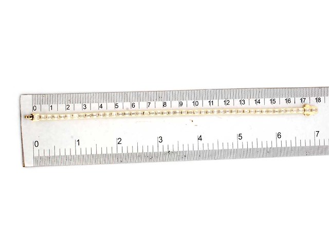 14 kt geelgouden armband met 4,91 in het laboratorium gekweekte diamant - afbeelding 3 van  9