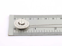 14 kt geelgouden ketting met hanger van 2,57 cts laboratoriumgekweekte diamant - afbeelding 3 van  8