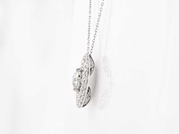 14 kt geelgouden ketting met hanger van 2,57 cts laboratoriumgekweekte diamant - afbeelding 5 van  8