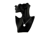 14 kt geelgouden ketting met hanger van 2,57 cts laboratoriumgekweekte diamant - afbeelding 8 van  8