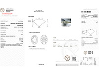14 kt geelgouden ring met 2.0 cts lab grown diamant (maat-eu-54) - afbeelding 2 van  7