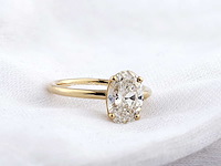 14 kt geelgouden ring met 2.0 cts lab grown diamant (maat-eu-54) - afbeelding 6 van  7