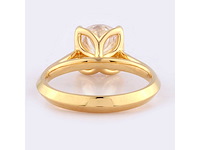 14 kt geelgouden ring met 2.0cts lab gekweekte diamant (maat-eu-54) - afbeelding 11 van  11