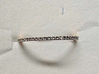 14 kt roségouden ring met full eternity diamond - afbeelding 5 van  6