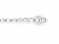 14 kt white gold bracelet with 5.03 lab grown diamond - afbeelding 5 van  9