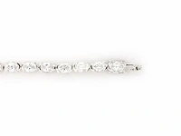 14 kt white gold bracelet with 5.03 lab grown diamond - afbeelding 6 van  9