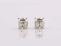 14 kt white gold earring with 2.09cts lab grown diamond - afbeelding 4 van  7