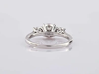 14 kt white gold ring with 1.74 cts lab grown diamond( size -eu-54) - afbeelding 3 van  7