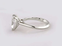 14 kt white gold ring with 2.0 cts lab grown diamond (size-eu-54) - afbeelding 6 van  9