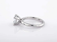 14 kt white gold ring with 2.0 cts lab grown diamond (size-eu-54) - afbeelding 3 van  7