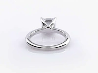 14 kt white gold ring with 2.0 cts lab grown diamond (size-eu-54) - afbeelding 4 van  7