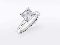 14 kt white gold ring with 2.0 cts lab grown diamond (size-eu-54) - afbeelding 7 van  7