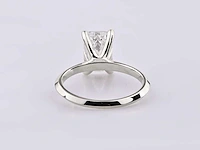 14 kt white gold ring with 3.0 cts lab grown diamond (size-eu-54) - afbeelding 6 van  9