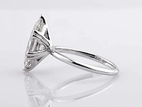14 kt white gold ring with 3.09 cts lab grown diamond (size-eu-54) - afbeelding 9 van  10