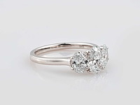 14 kt witgouden ring met 2,0 ct lab gekweekte diamant (maat -eu-54) - afbeelding 5 van  9