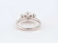 14 kt witgouden ring met 2,0 ct lab gekweekte diamant (maat -eu-54) - afbeelding 7 van  9