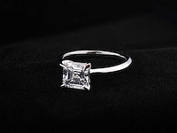 14 kt witgouden ring met 2.0 ct lab grown diamond (maat-eu-54) - afbeelding 5 van  7