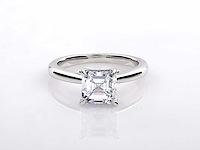 14 kt witgouden ring met 2.0 ct lab grown diamond (maat-eu-54) - afbeelding 6 van  7