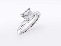 14 kt witgouden ring met 2.0 ct lab grown diamond (maat-eu-54) - afbeelding 7 van  7